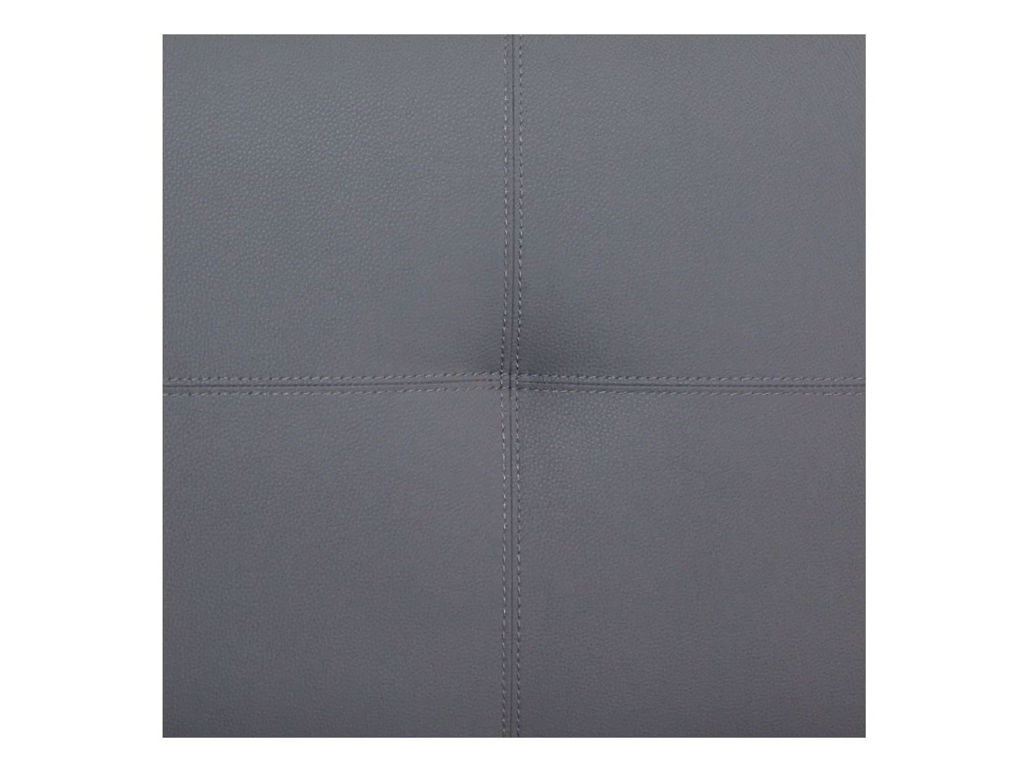 Cabeceira Isabella Cama Solteiro Couro Sintético Cinza 105x52