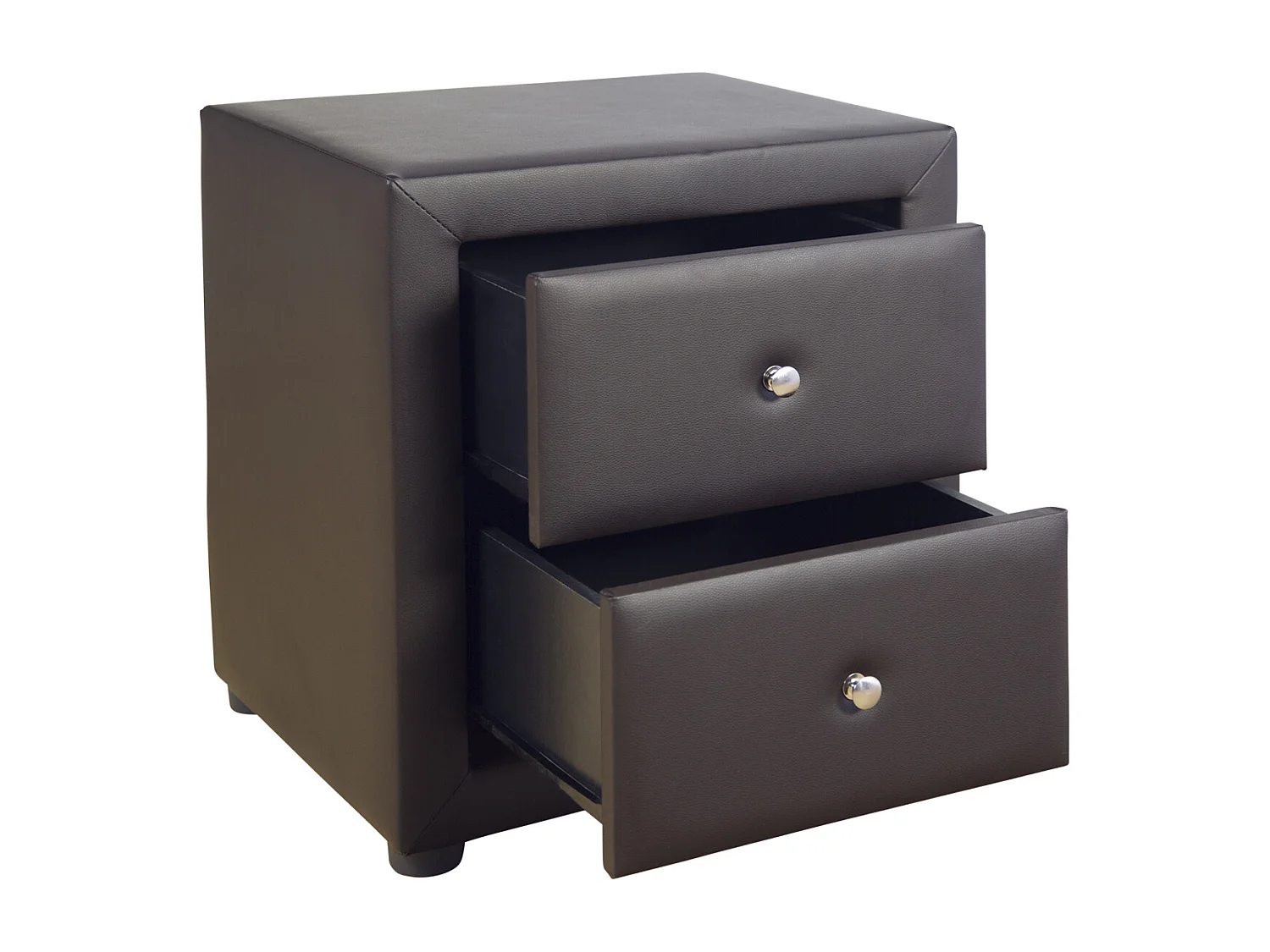 Table de chevet 53x47x41 cm marron