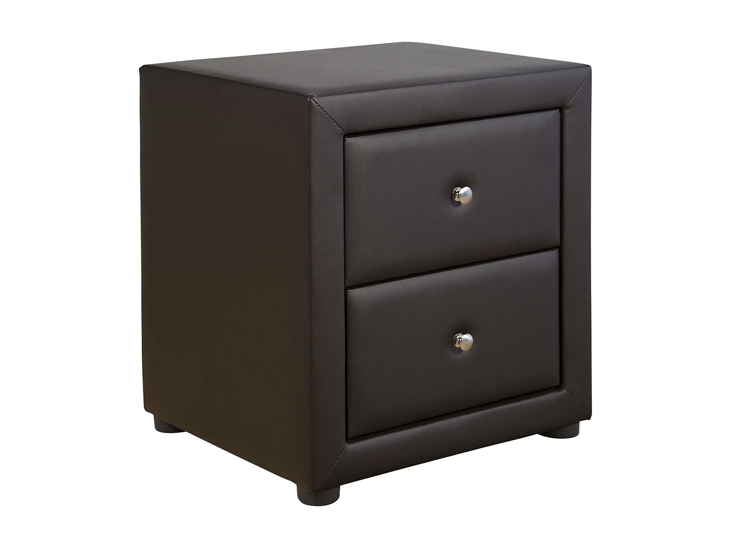 Table de chevet 53x47x41 cm marron