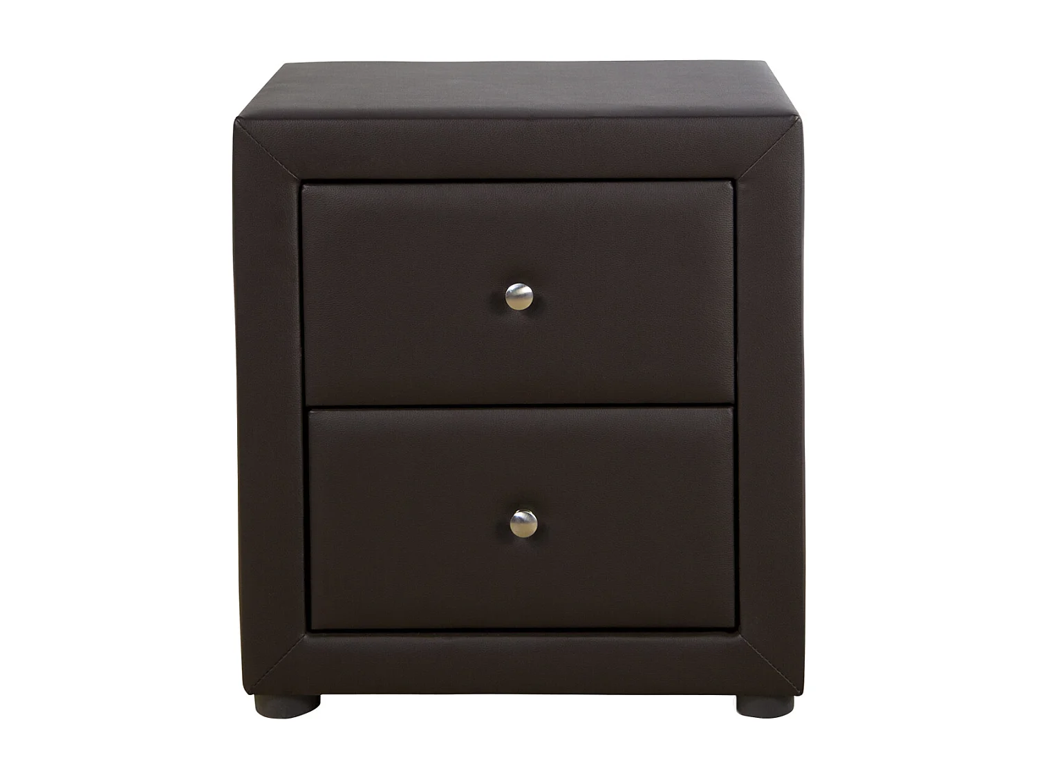 Table de chevet 53x47x41 cm marron