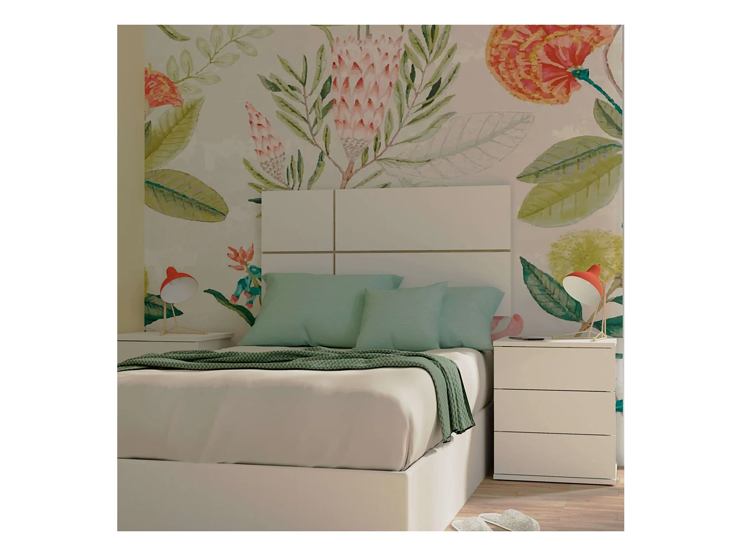 Cabecero Cama 90 Nova Blanco 100x50x3,20 cm