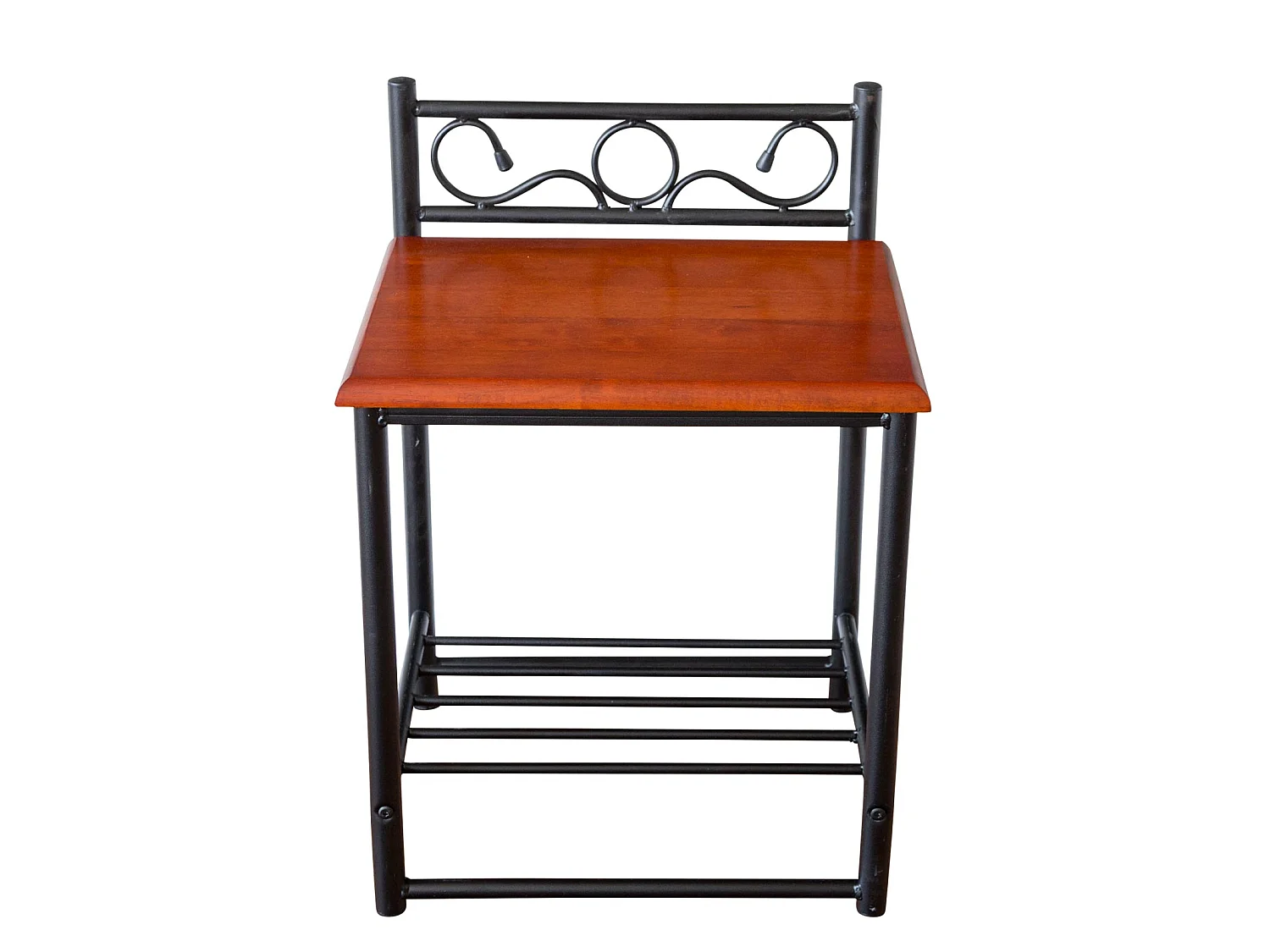 Mesita de noche 64x45x35 cm metal negro