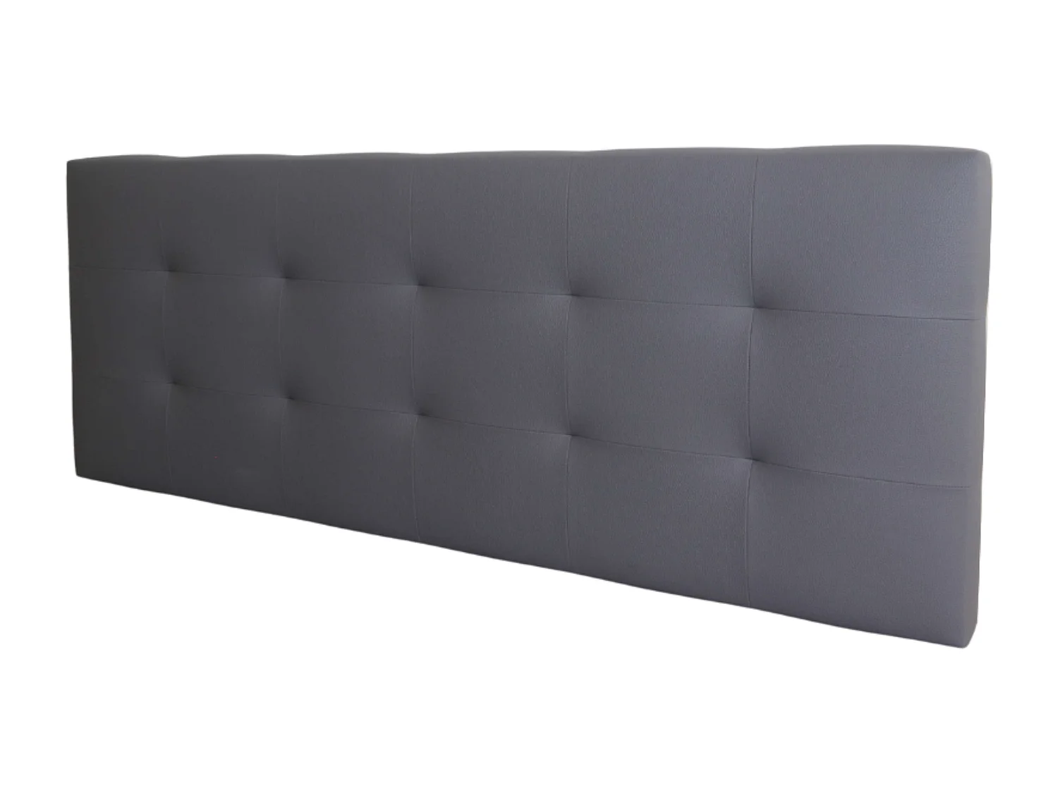 Cabecero Margot Cama Matrimonio Polipiel Gris 166x62 cm