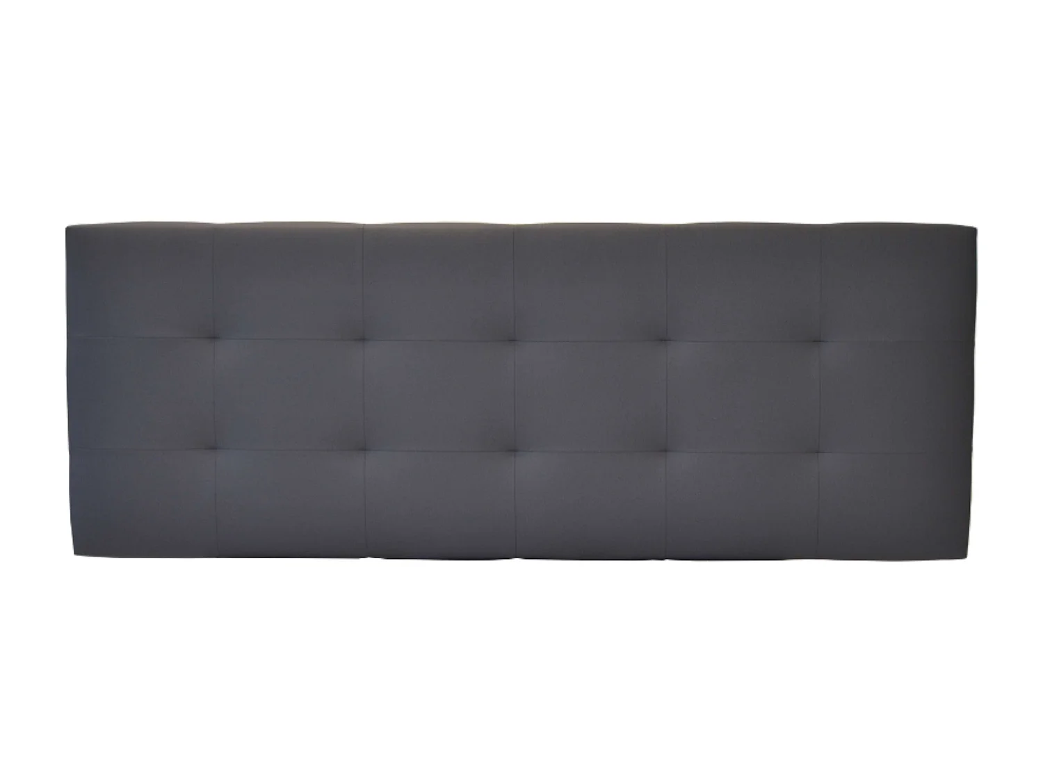 Cabecero Margot Cama Matrimonio Polipiel Gris 166x62 cm
