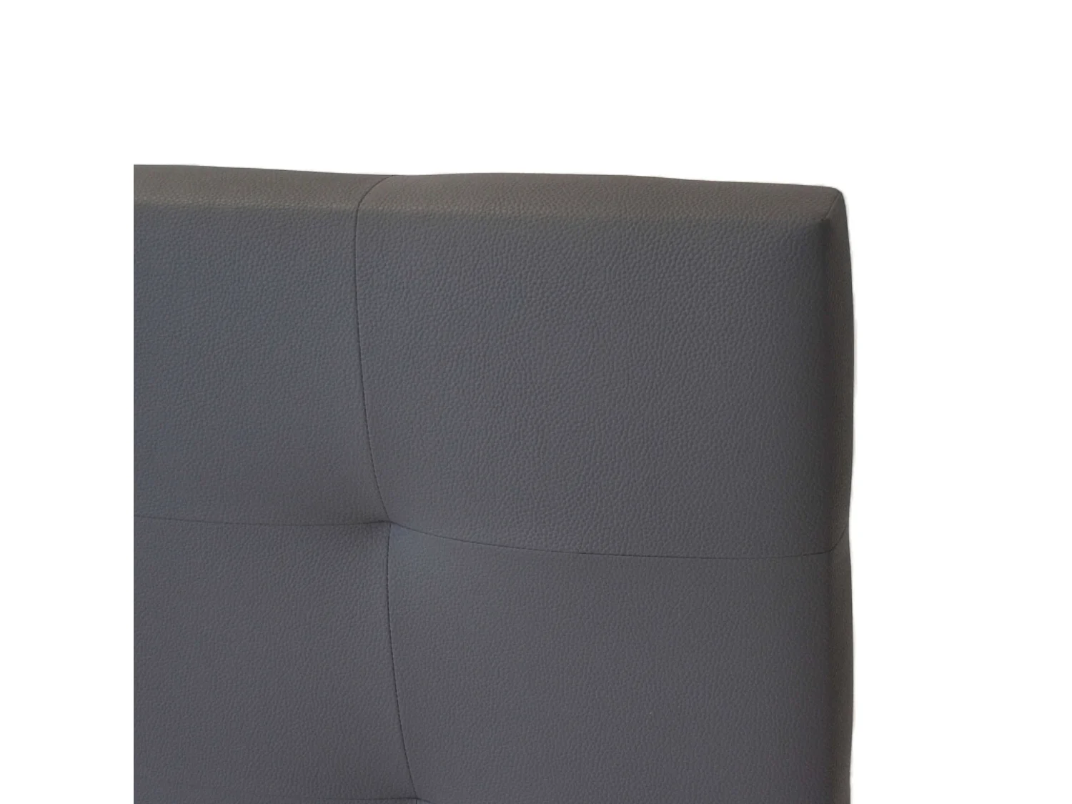 Cabecero Margot Cama Matrimonio Polipiel Gris 166x62 cm