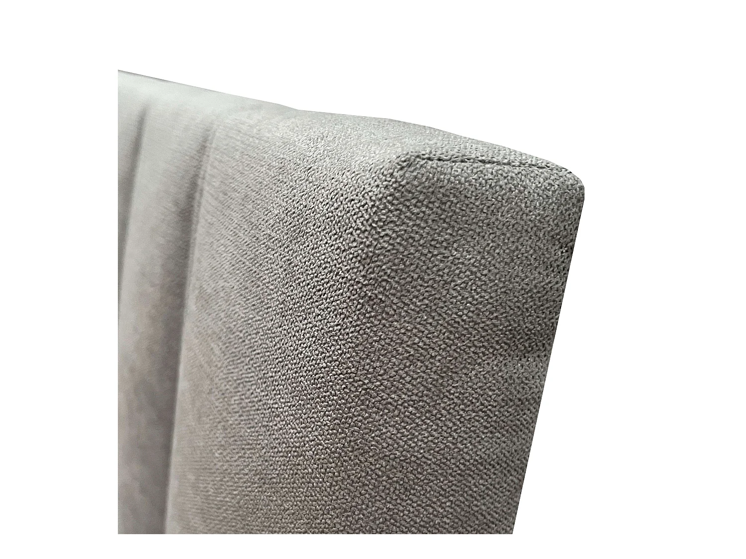 Cabecero Bursa Matrimonio Tapizado Marco DM Gris Claro 165 cm