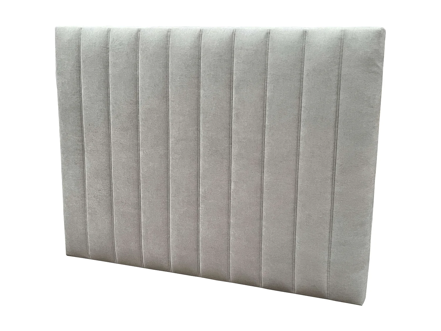 Cabecero Bursa Matrimonio Tapizado Marco DM Gris Claro 165 cm