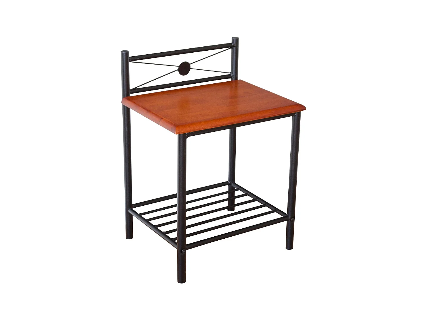 Nachtkastje 64x45x35 cm zwart