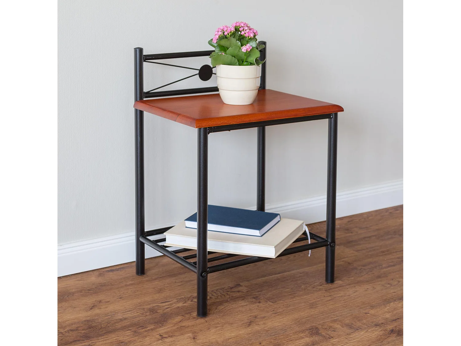 Szafka nocna 64x45x35 cm czarna