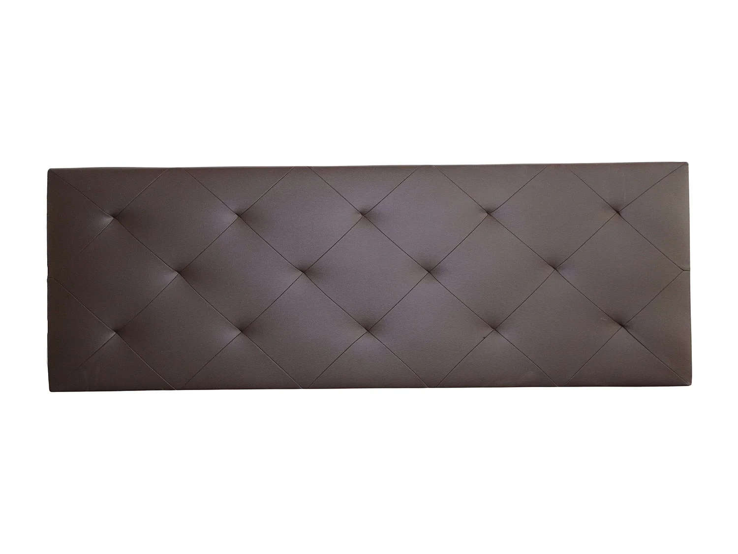 Cabecero Camile Polipiel Cama Matrimonio Marrón 166 x 58,5 cm
