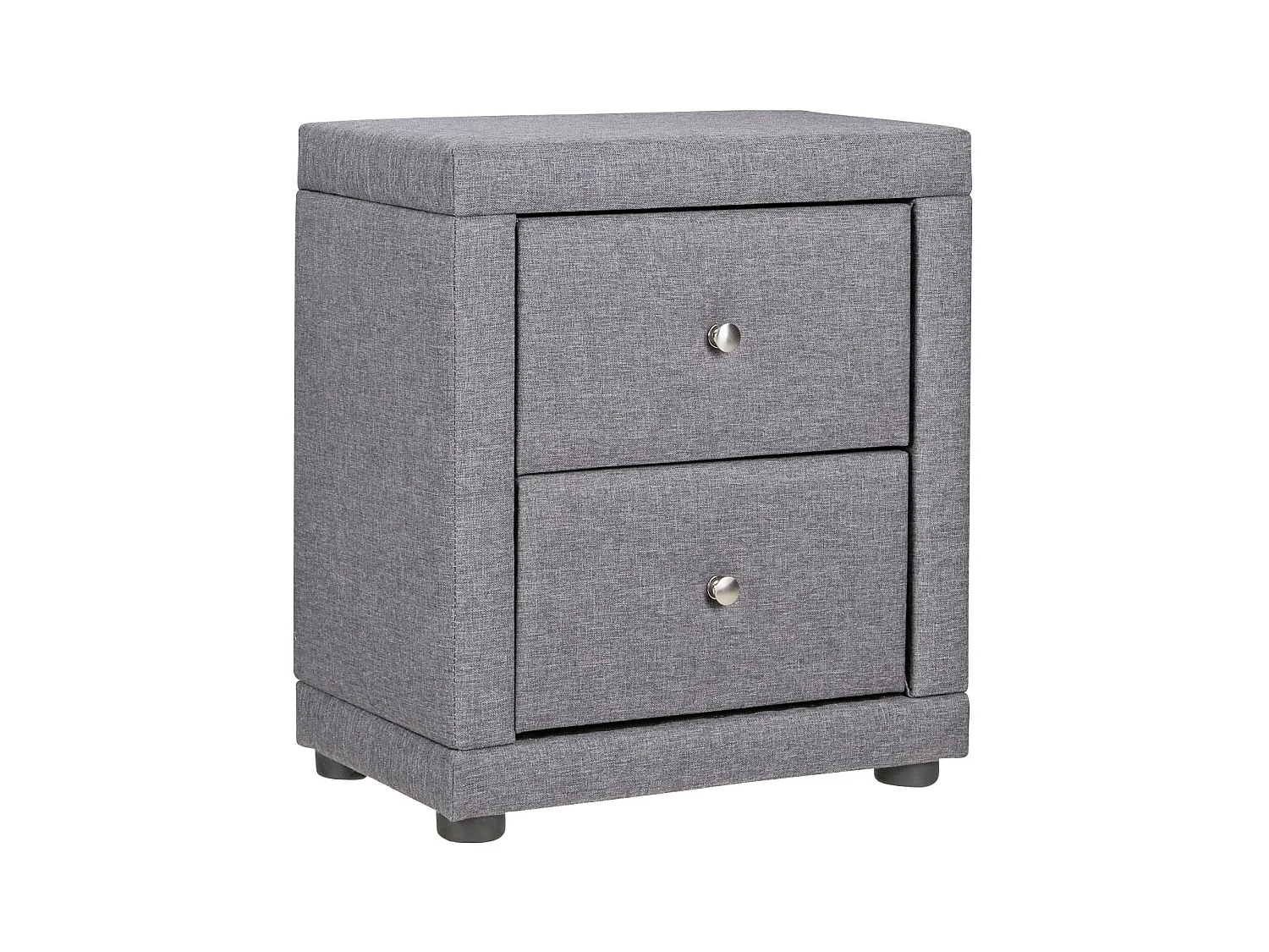 Szafka nocna 47x54x29 cm szara, stolik nocny