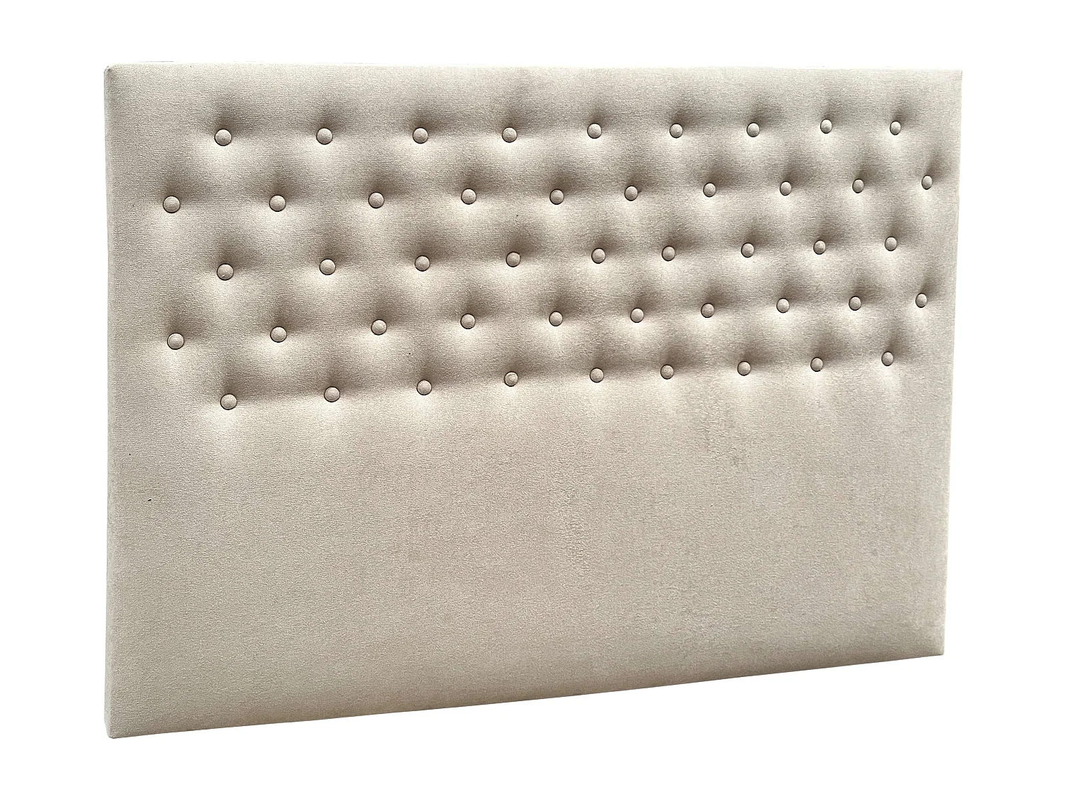 Cabecero Inverness Cabezal Tapizado Dormitorio Matrimonio Beige 165 cm