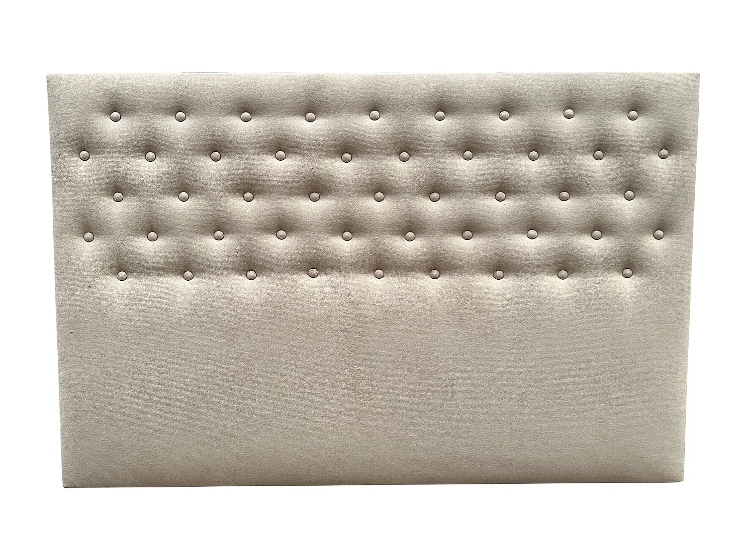 Cabecero Inverness Cabezal Tapizado Dormitorio Matrimonio Beige 165 cm