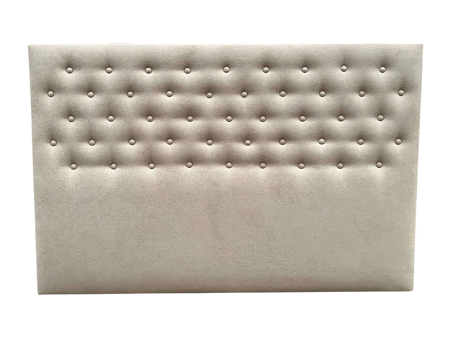 Cabecero Inverness Cabezal Tapizado Dormitorio Matrimonio Beige 165 cm