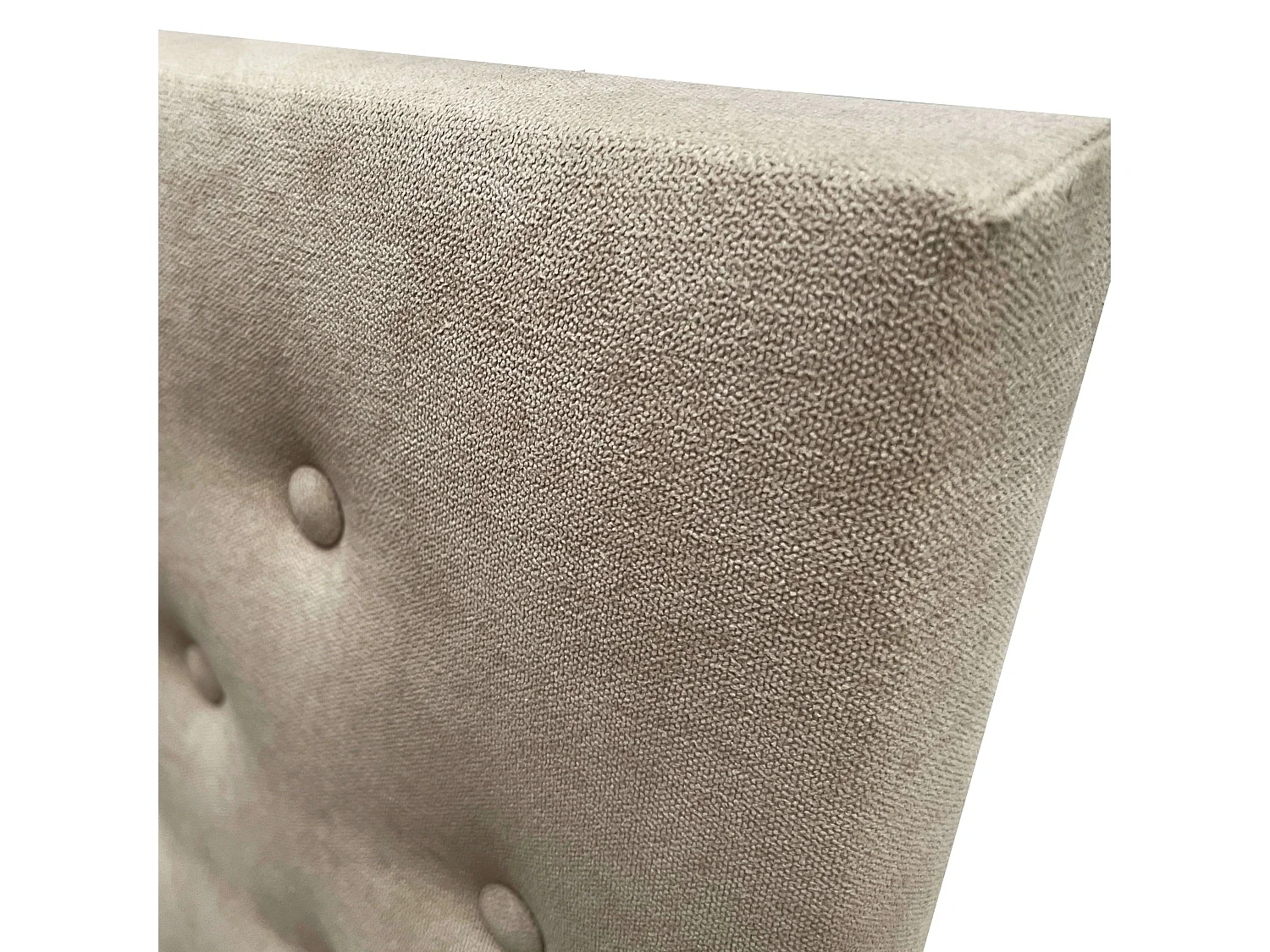 Cabecero Inverness Cabezal Tapizado Dormitorio Matrimonio Beige 165 cm