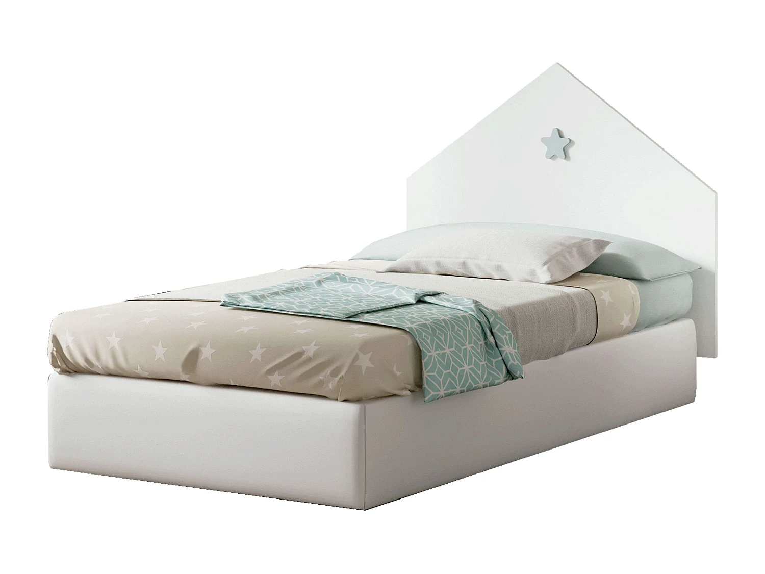 Cabeceira de Quarto Infantil Estrela 100x80x2 cm