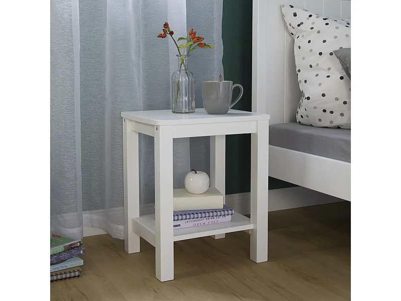 Nachttisch 47x32x38 cm weiß