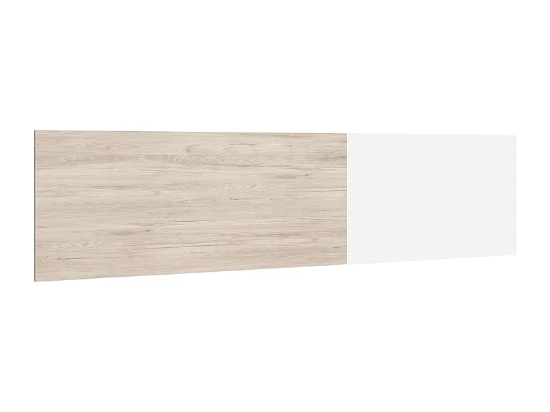 Cabecero New Couple cama matrimonio 150 cm blanco y sahara 209x53 cm