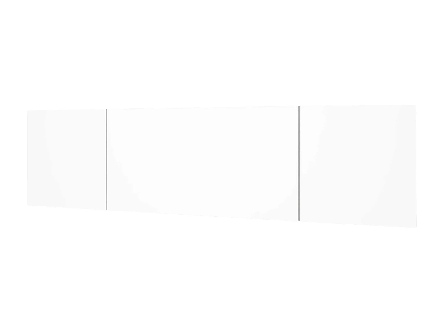 Cabecero Reims cama matrimonio 150 cm blanco mate 209x53 cm