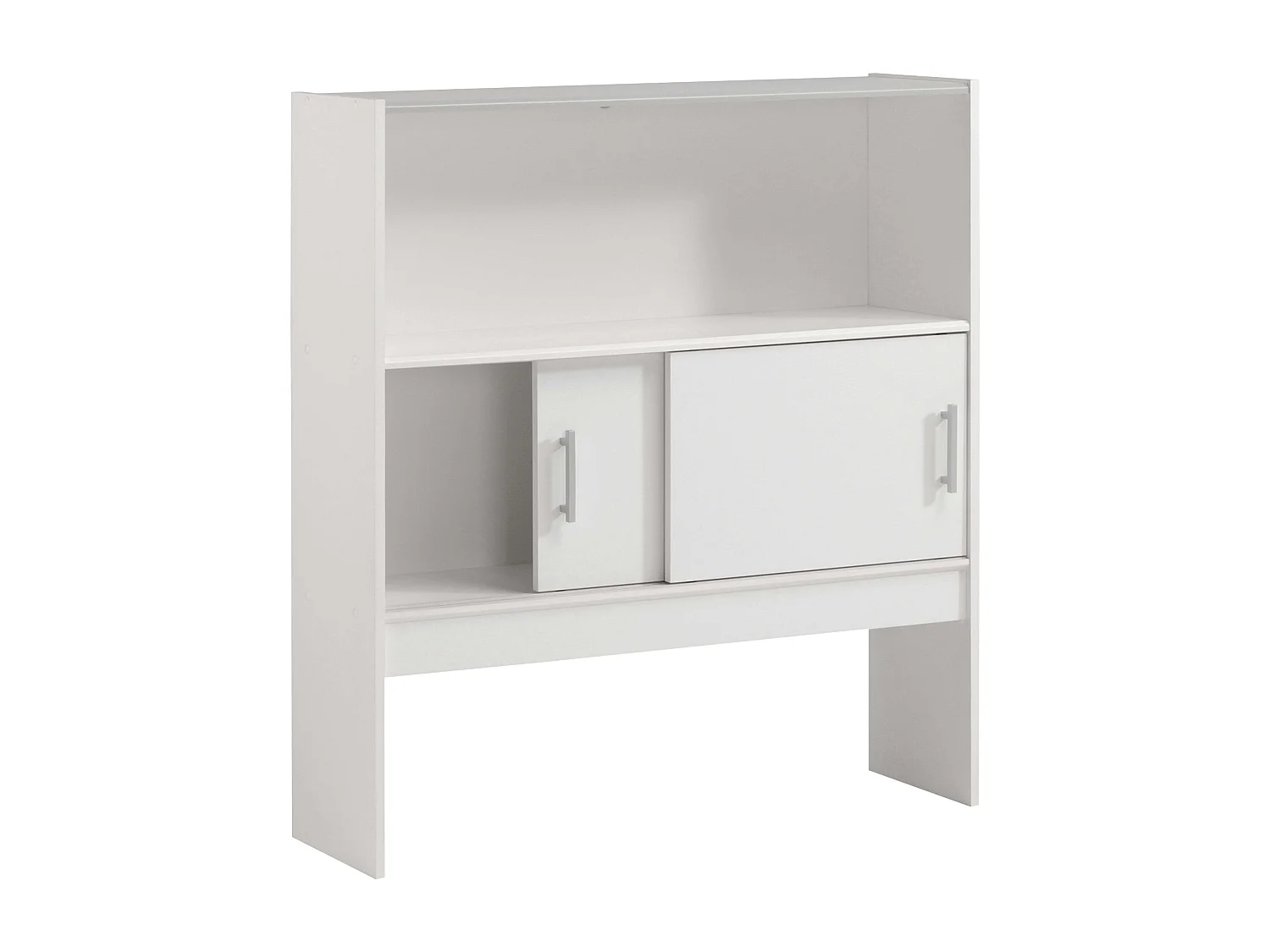 Tête de lit ou armoire pour chambre d'enfant Candy Blanc mat 108 x 98 x 28 cm