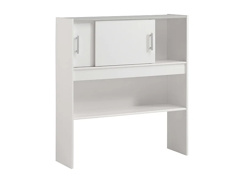 Tête de lit ou armoire pour chambre d'enfant Candy Blanc mat 108 x 98 x 28 cm