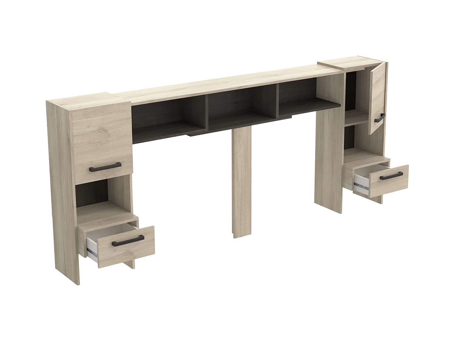 Cabecero Watson Roble Kronberg/Waterford Matrimonio 135/140/150 cm