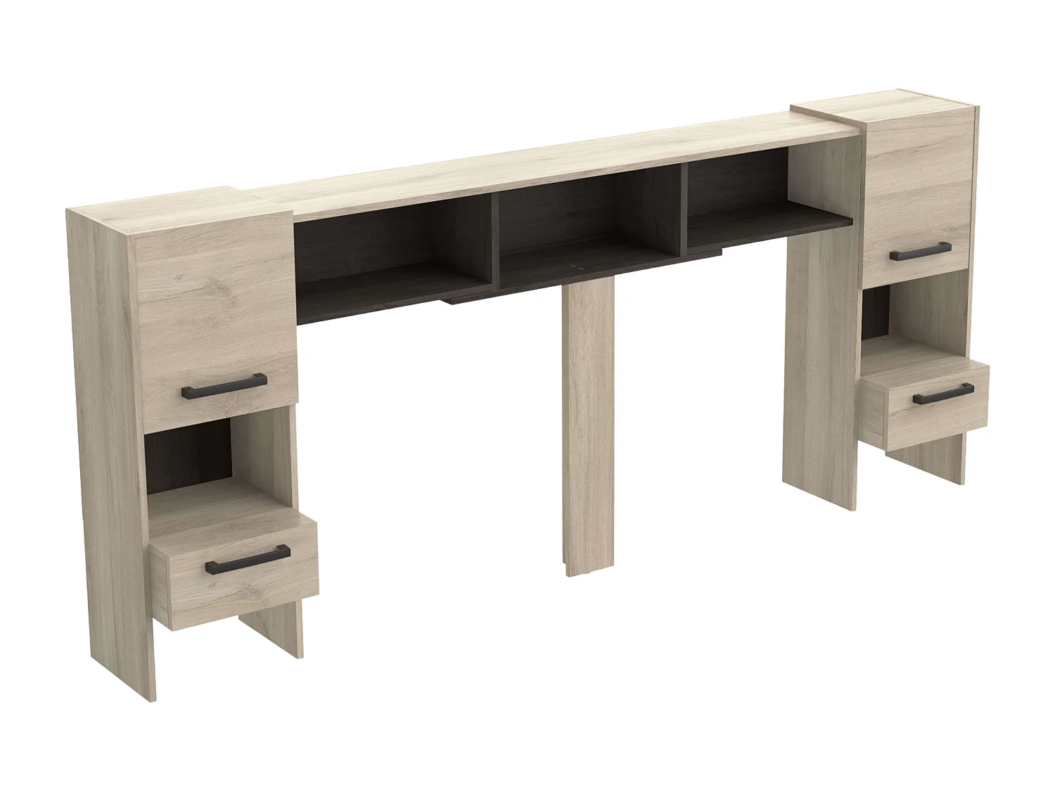 Cabeceira Watson Kronberg/Waterford Oak, Dupla, 135/140/150 cm