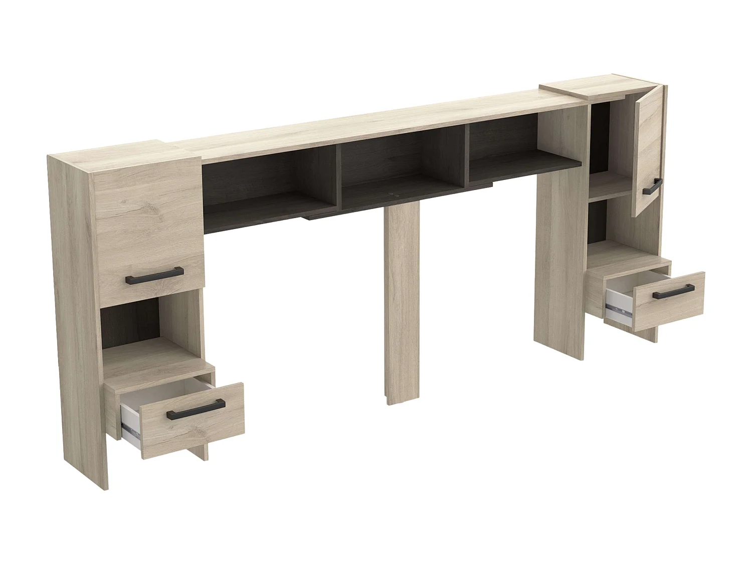 Cabeceira Watson Kronberg/Waterford Oak, Dupla, 135/140/150 cm