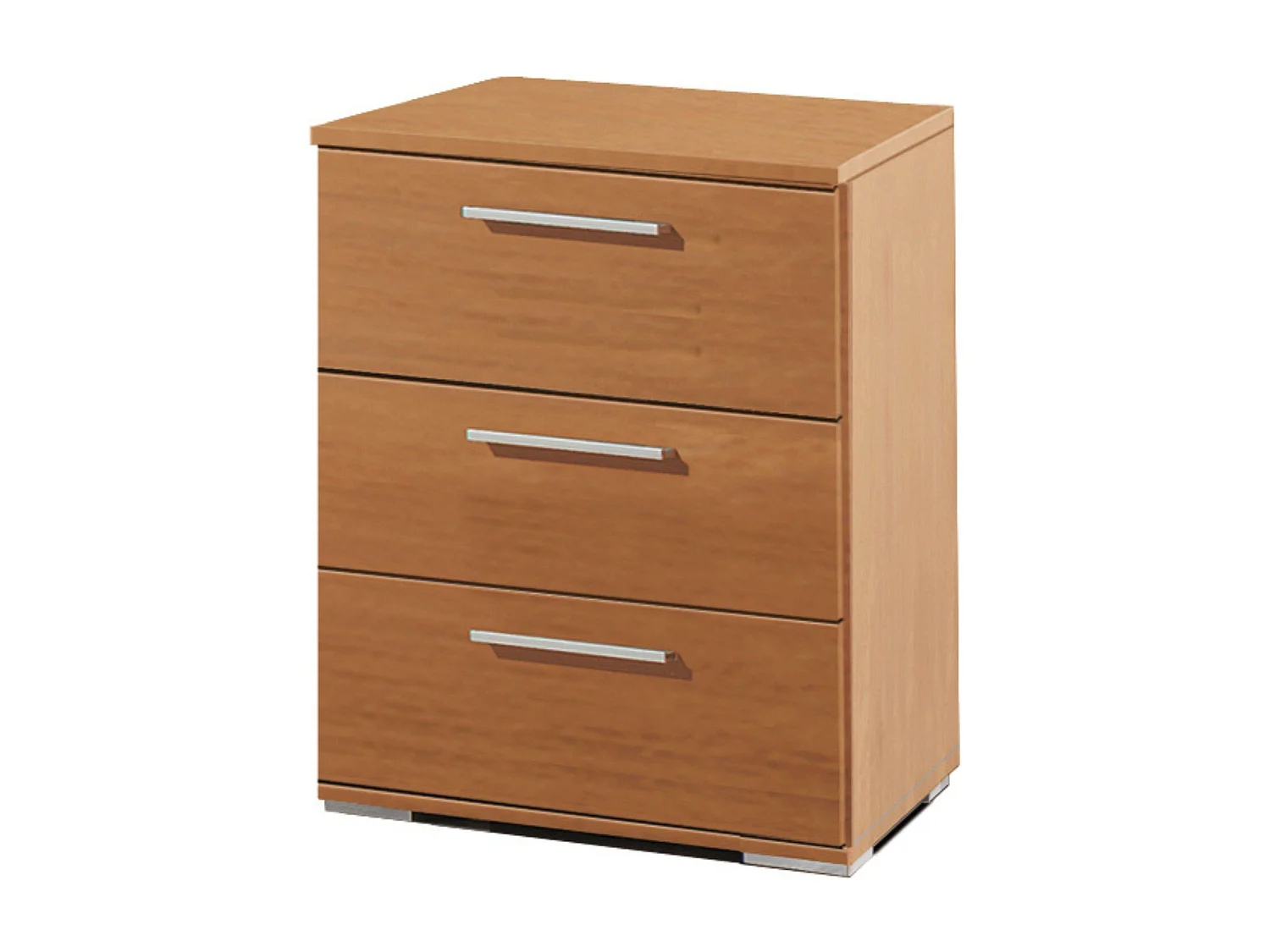 Cabecero Cama c/Mesitas 3 Cajones Color Cerezo