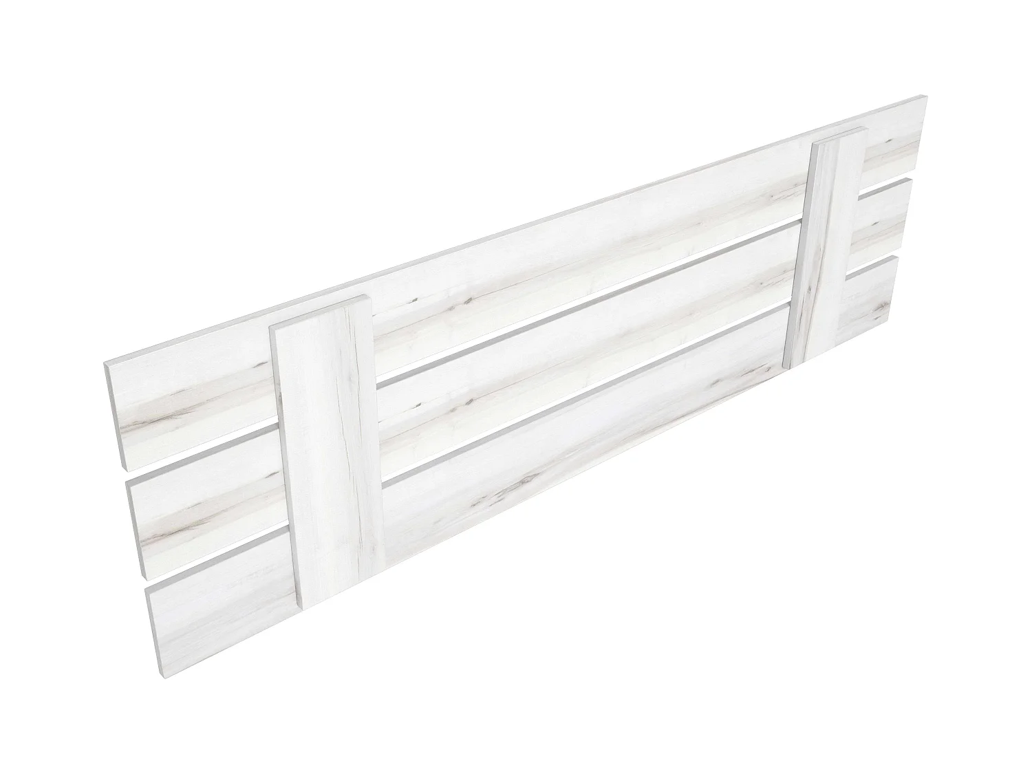 Cabecero Lucca Contemporáneo Blanco para Camas 150/135 cm