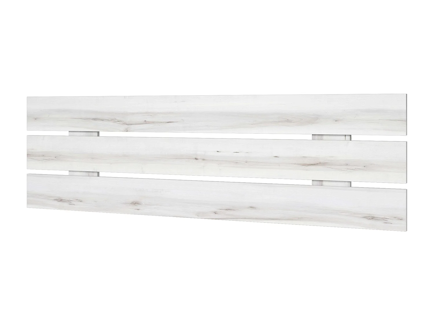 Cabeceira Lucca Contemporânea Branca para Camas de 150/135 cm