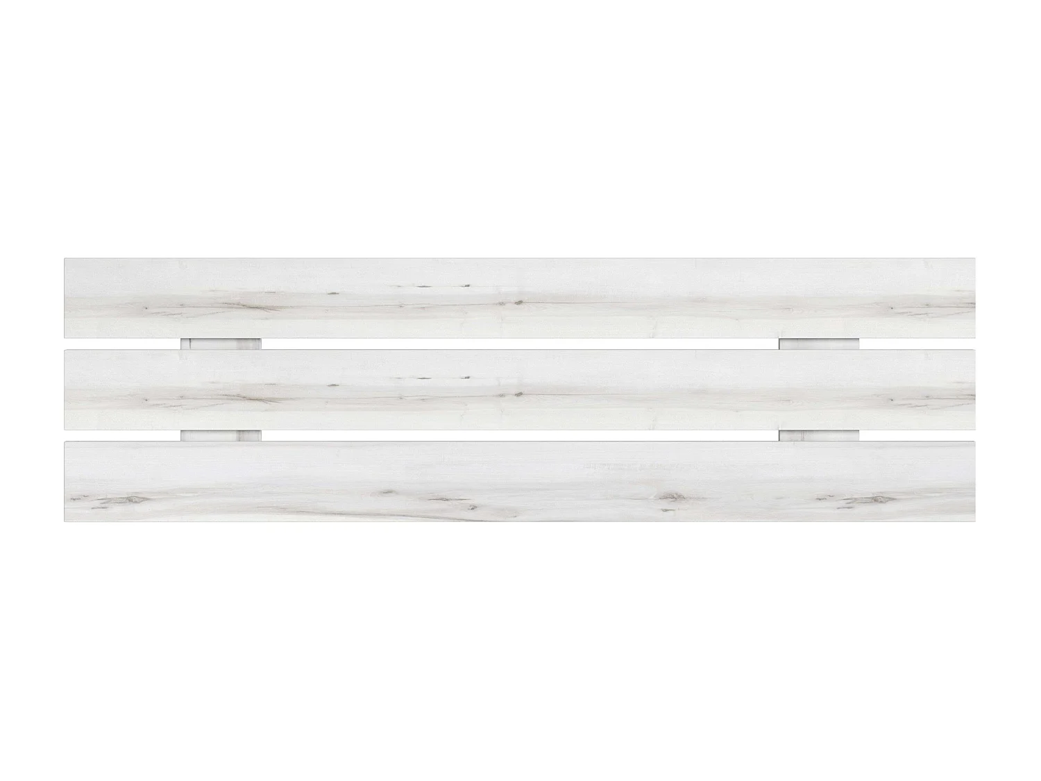 Cabeceira Lucca Contemporânea Branca para Camas de 150/135 cm