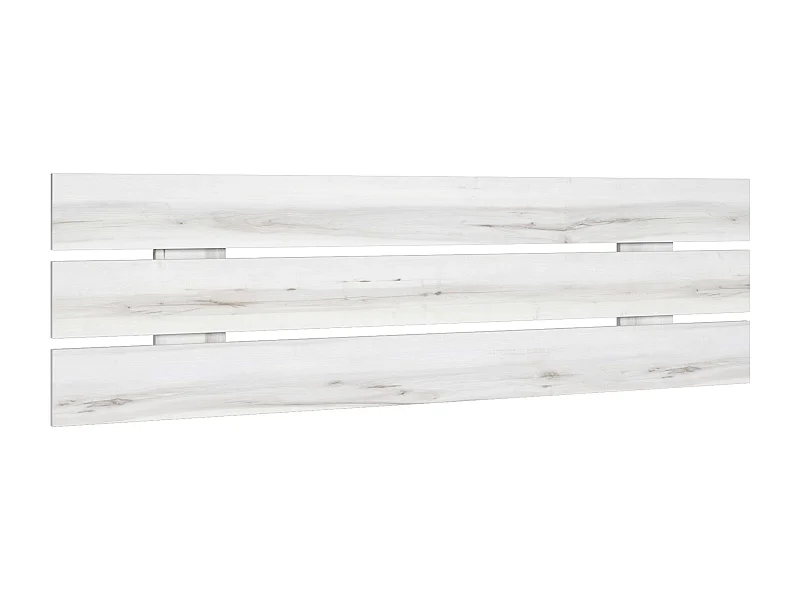 Cabeceira Lucca Contemporânea Branca para Camas de 150/135 cm