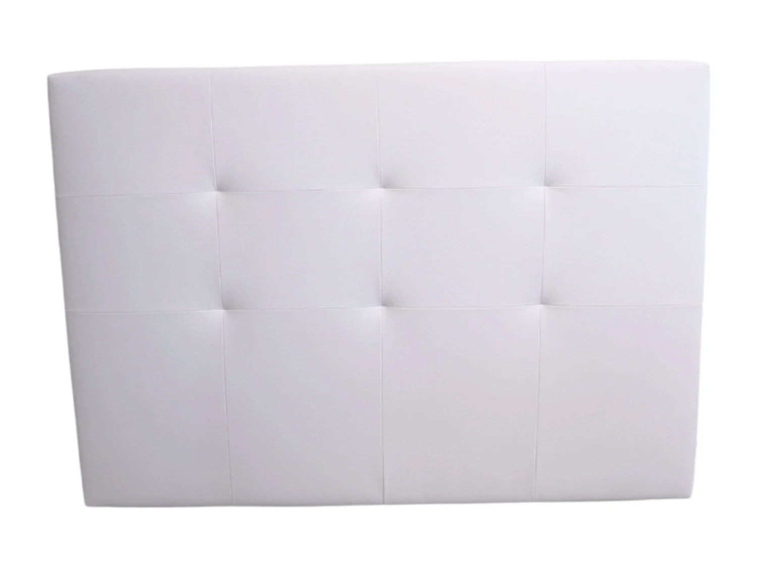 Cabecero Anais de Polipiel para Cama Matrimonio Blanco 165,5x118 cm