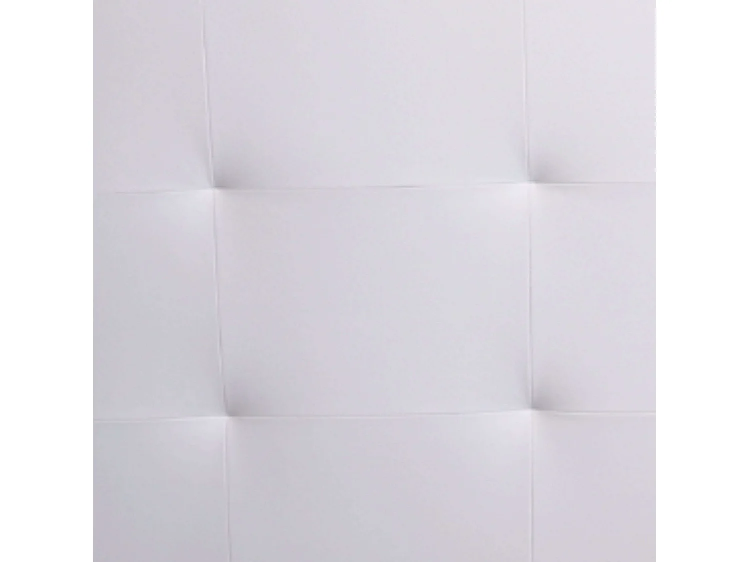 Cabecero Anais de Polipiel para Cama Matrimonio Blanco 165,5x118 cm