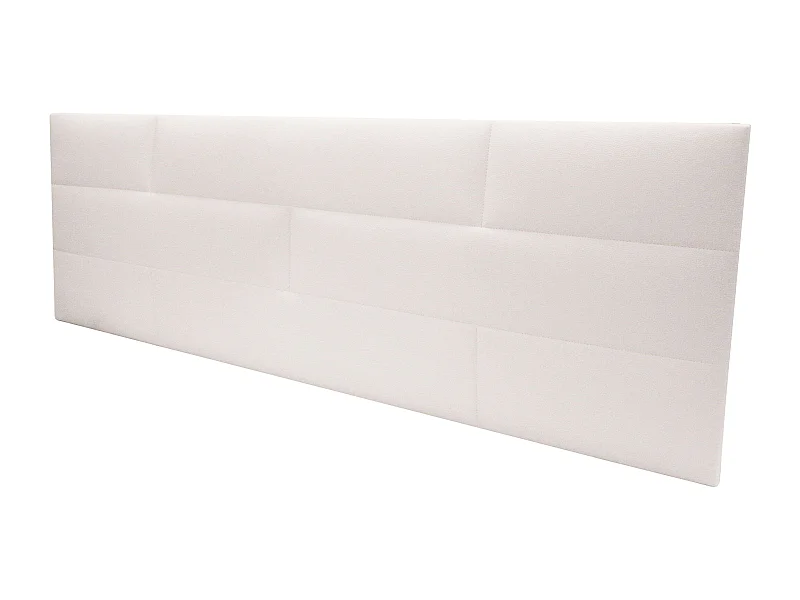 Cabecero Doble Cube Tapizado Ladrillo Blanco 166x54x3 cm