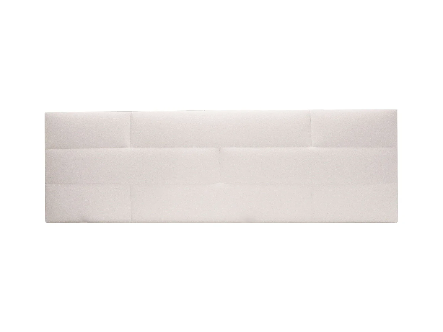 Cabecero Doble Cube Tapizado Ladrillo Blanco 166x54x3 cm
