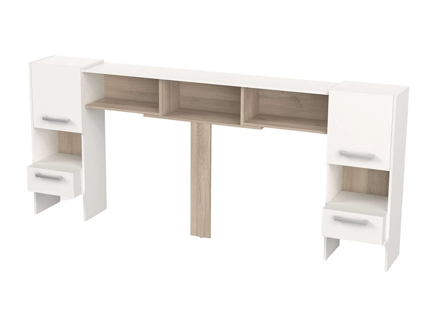 Cabeceira Watson Kronberg Carvalho Branco Mate 135/140/150 cm