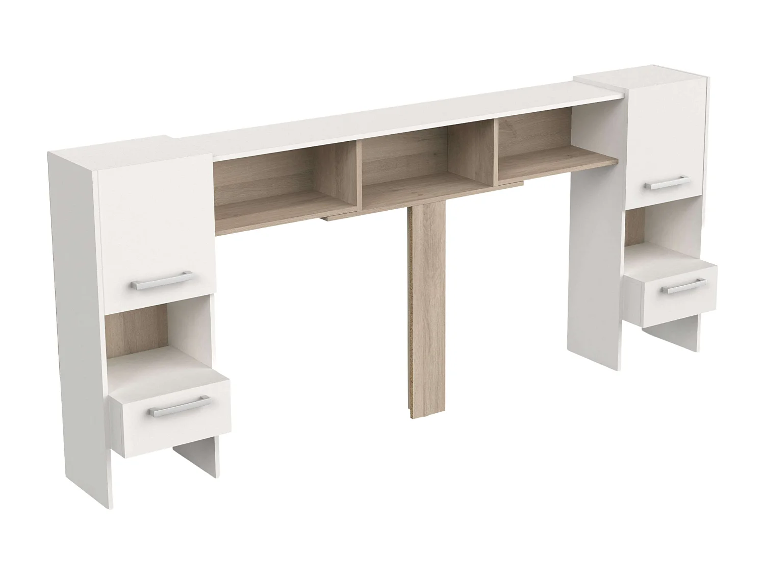 Cabeceira Watson Kronberg Carvalho Branco Mate 135/140/150 cm