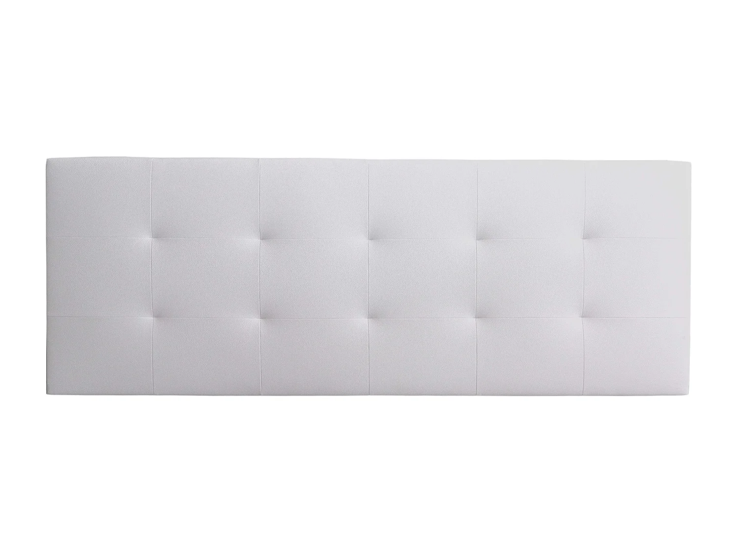 Cabecero Margot Cama Matrimonio Polipiel Blanco 166x62 cm