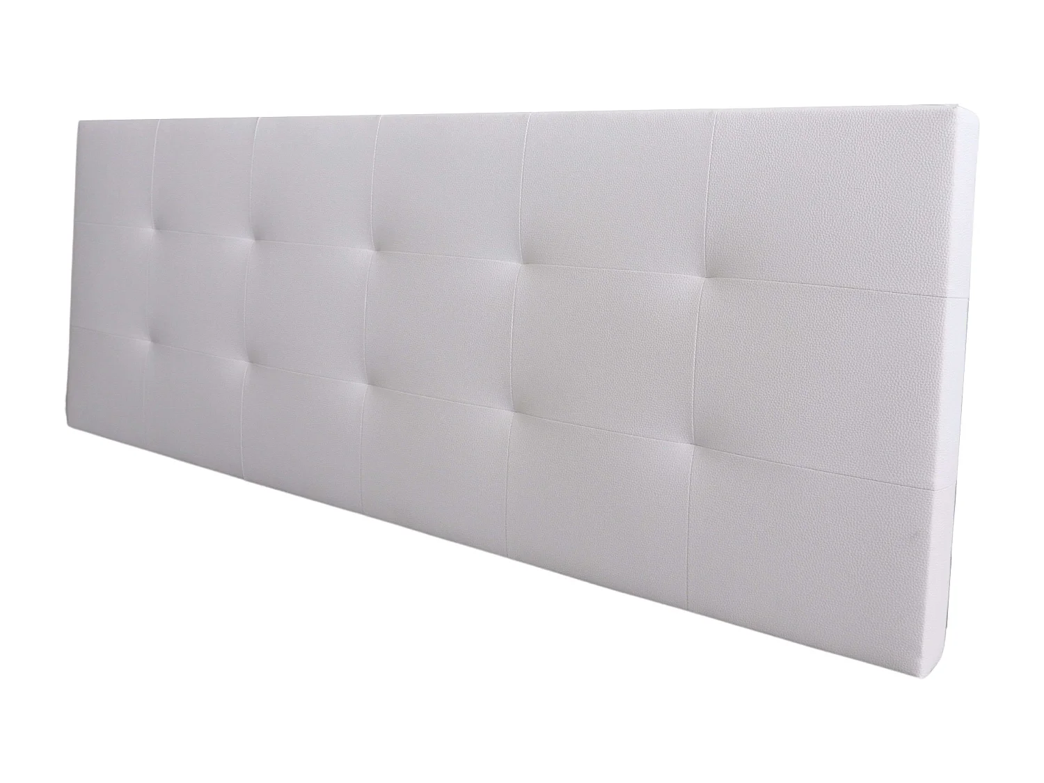 Cabecero Margot Cama Matrimonio Polipiel Blanco 166x62 cm