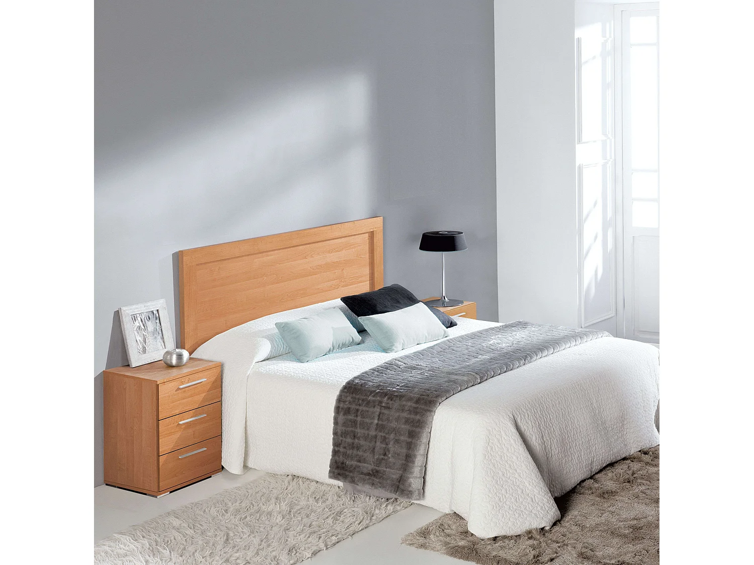 Cabecero Clásica Cerezo 155x60x3 cm Dormitorio