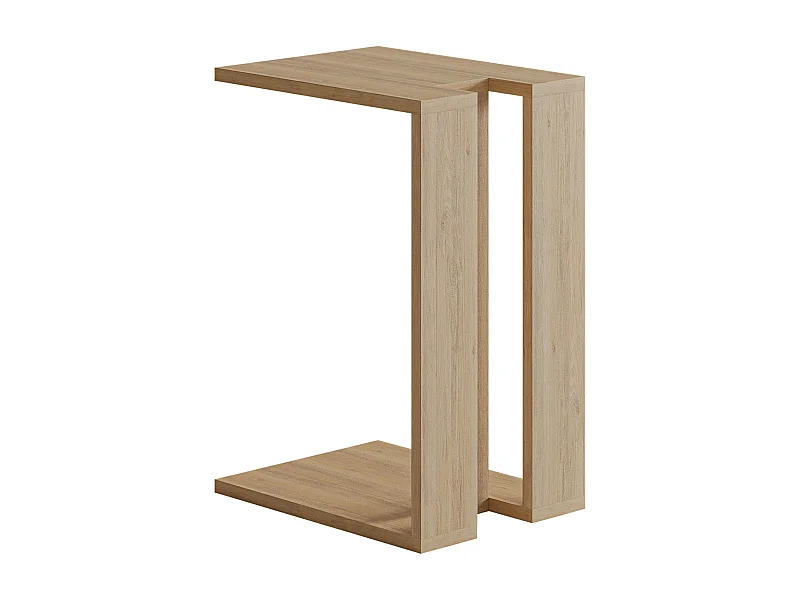 Mesa Lateral Tesauro Safir Carvalho 30x57x40cm Sala de Jantar