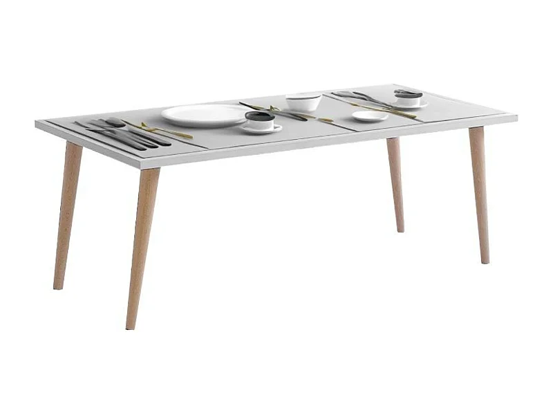 Mesa Centro Couvet Cambrian/Haya 90x40 cm Para Salón Comedor