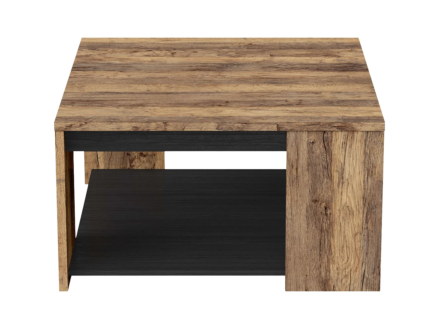 Mesa Centro Mónaco Roble Saloon Negro 42x80 cm