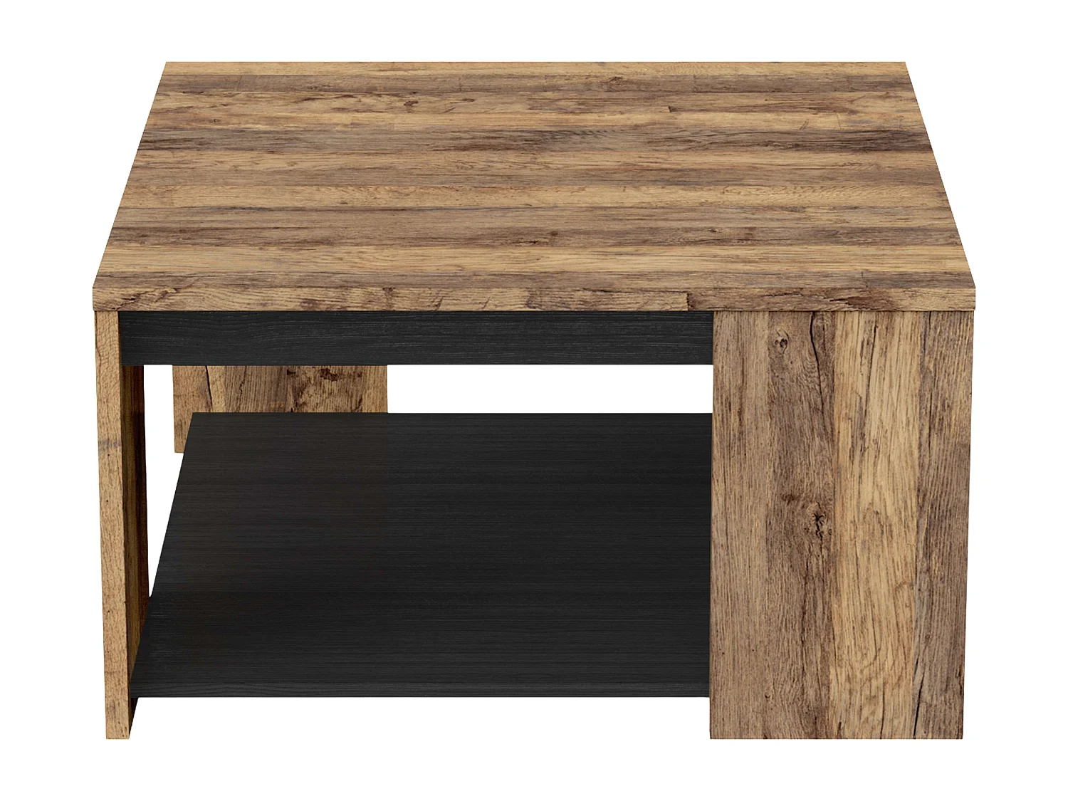 Mesa Centro Mónaco Roble Saloon Negro 42x80 cm