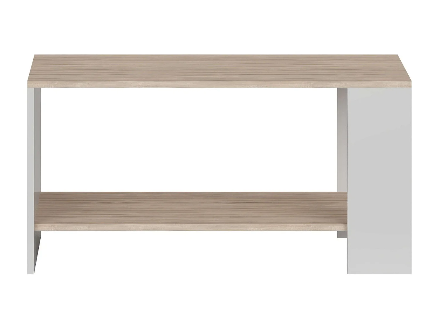 Mesa centro Mira salón roble cambrian/blanco 90x50x46 cm