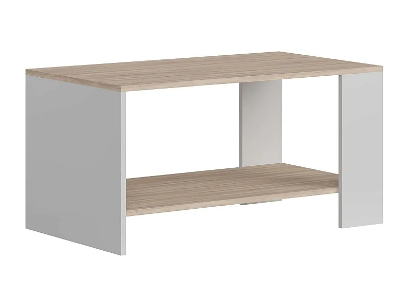 Mesa centro Mira salón roble cambrian/blanco 90x50x46 cm