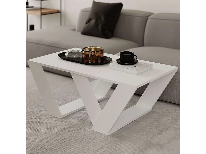 Mesa Centro Trivial Blanco 110x40x60cm Comedor