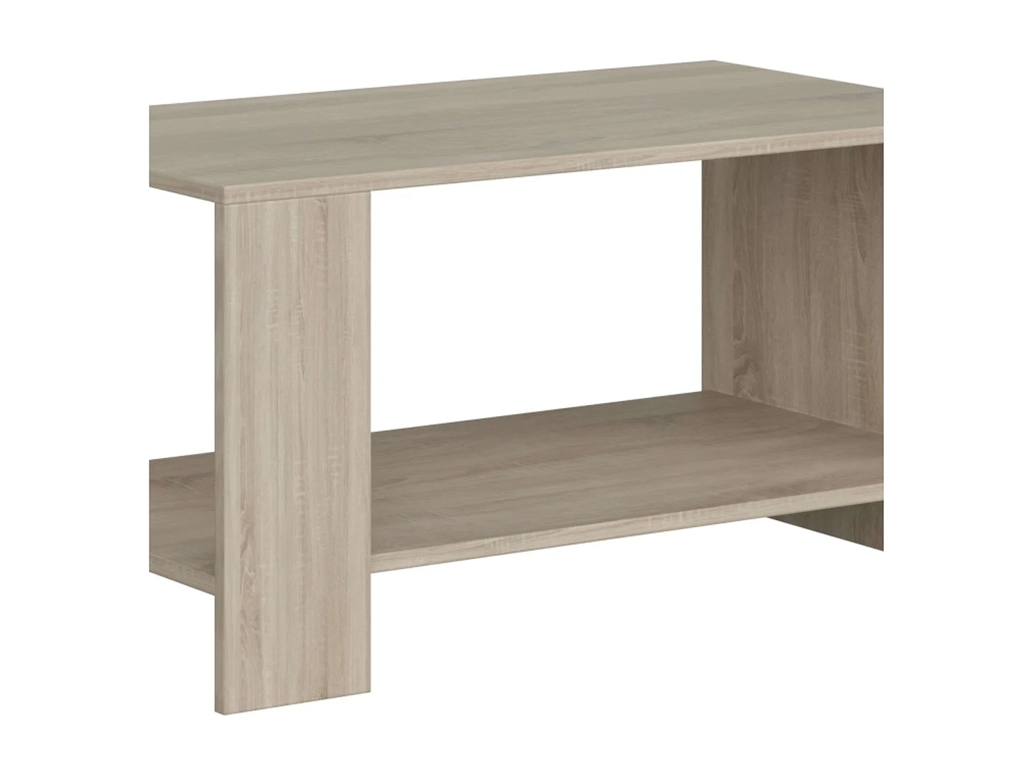 Mesa de Centro Sala de Estar Sala de Jantar Carvalho Sonoma Natural 90x46 cm